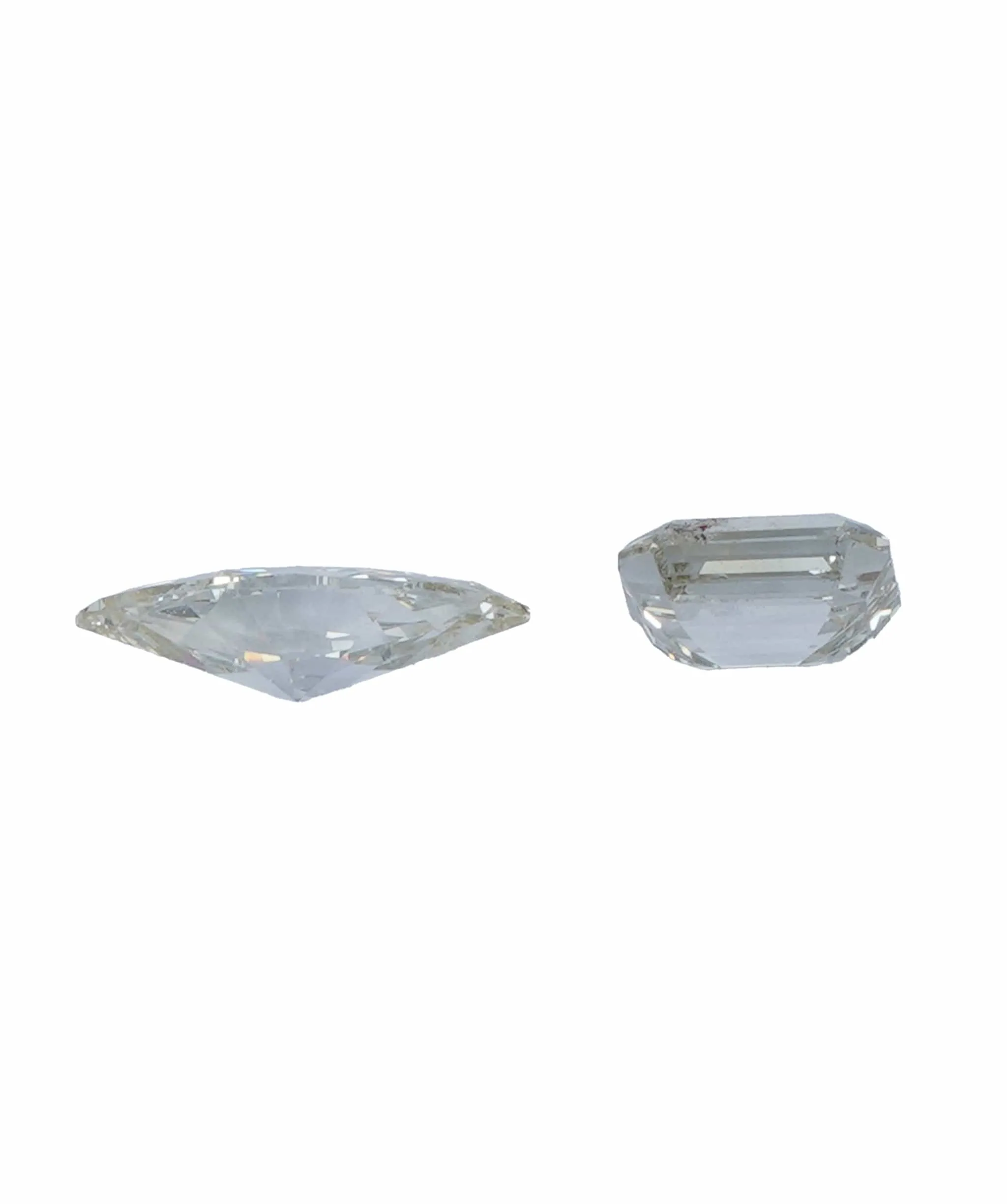 0.48 ct MARQUISE & EMERALD NATURAL LIGHT GREEN DIAMOND SET OF 2 ANL-S20-38