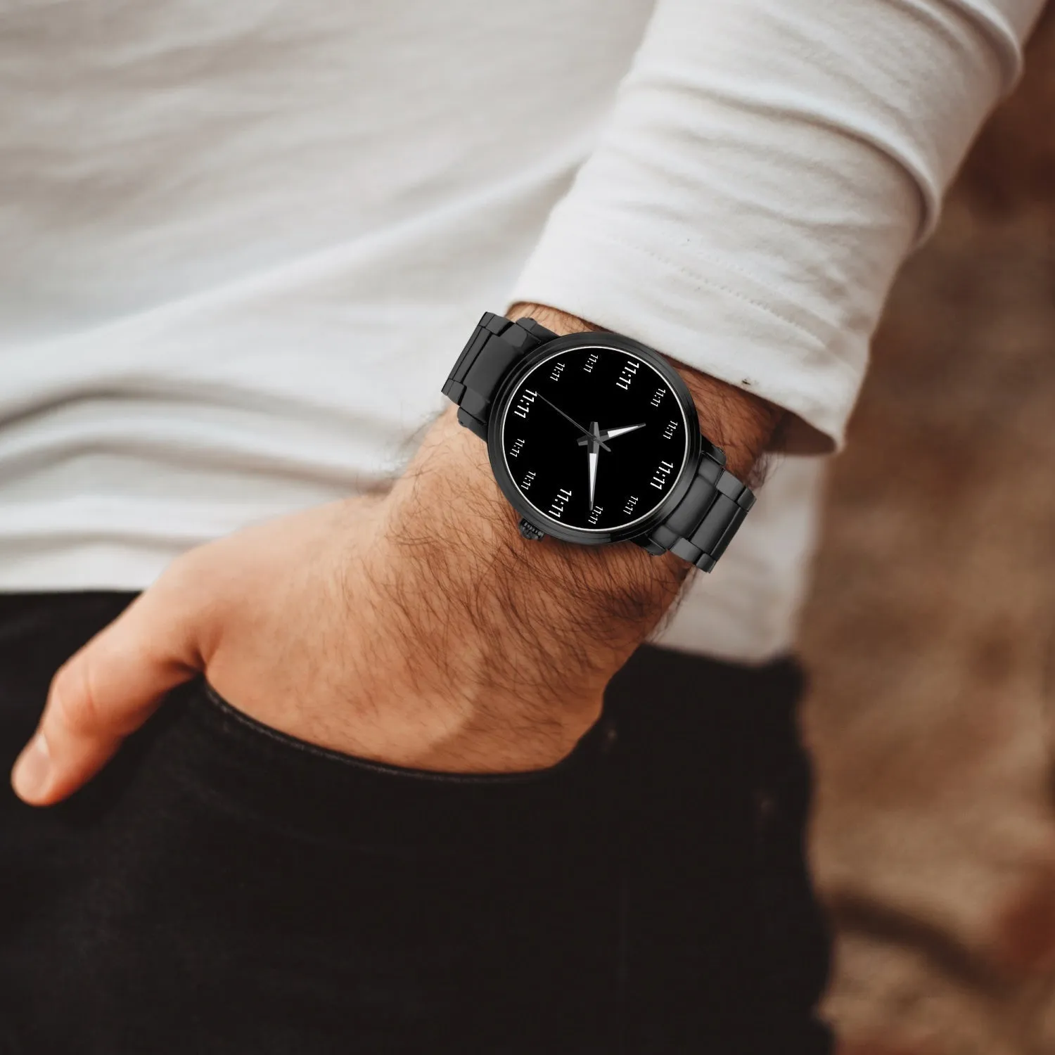11:11 Eleven Eleven Magic Number Automatic Watch | Steel Strap