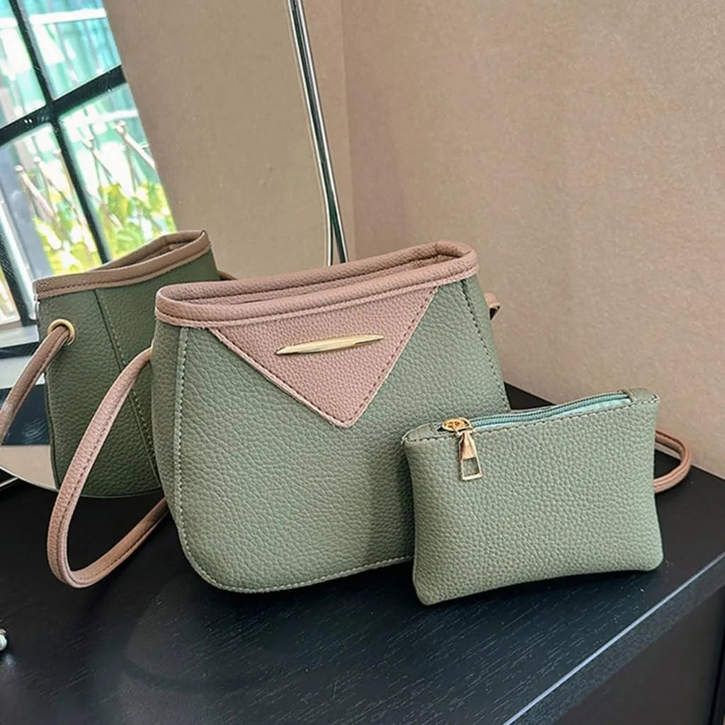 2023 Bucket Bags Simple Fashion Bag with Inner Crossbody Bag PU Shoulder Bag Versatile Travel Bag for Women Girl