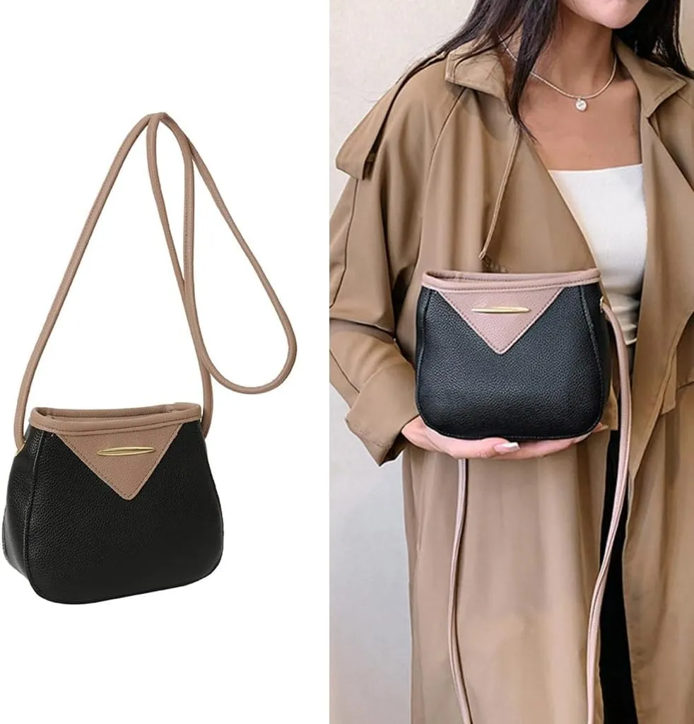 2023 Bucket Bags Simple Fashion Bag with Inner Crossbody Bag PU Shoulder Bag Versatile Travel Bag for Women Girl