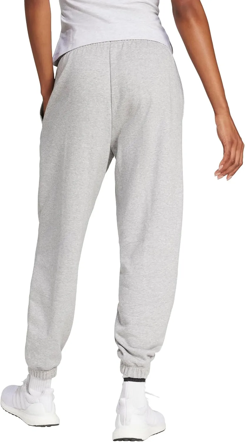 adidas Women's Essentials Linear French Terry Cuffed Pants