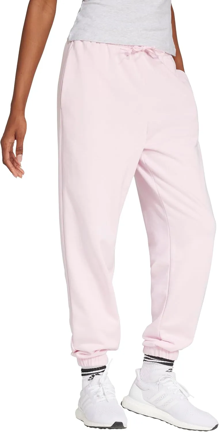 adidas Women's Essentials Linear French Terry Cuffed Pants