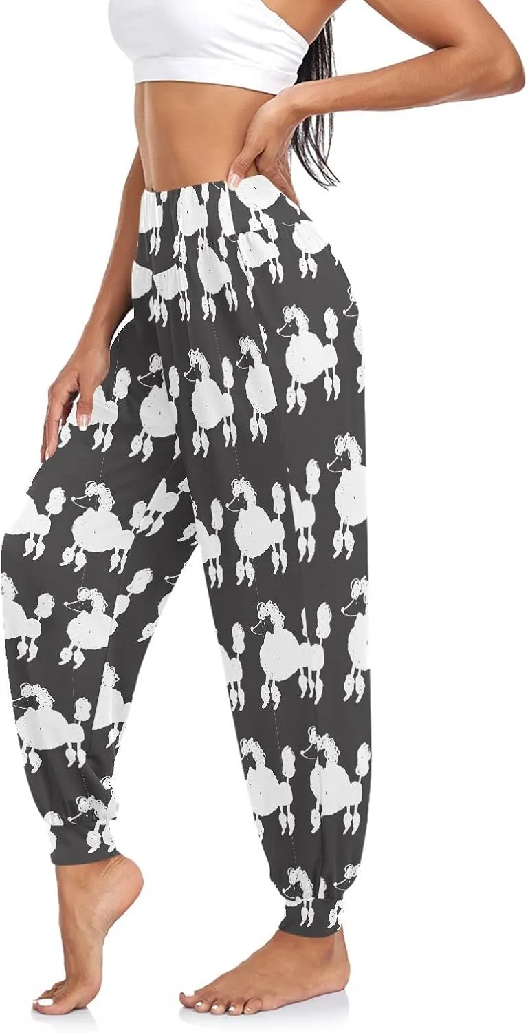 Aflyko Women Boho Trousers Comfy Sweatpants Yoga Urban Dance Workout Pants S-2XL