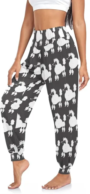 Aflyko Women Boho Trousers Comfy Sweatpants Yoga Urban Dance Workout Pants S-2XL