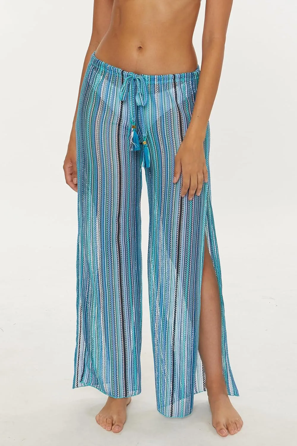 BECCA Seaside Harem Pants, Casual, Split Leg, Beach Cover Ups for Women