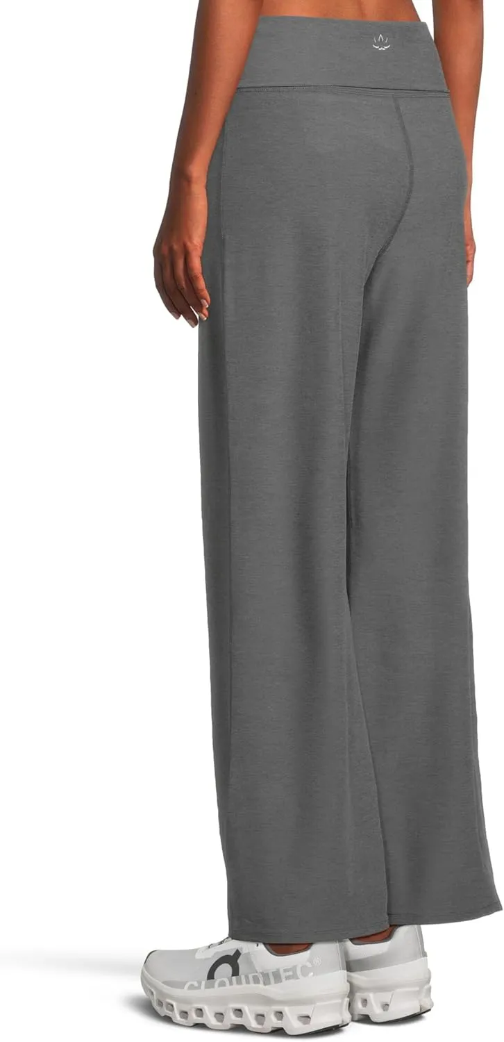 Beyond Yoga Women's Spacedye Foldover Wide Leg Pants