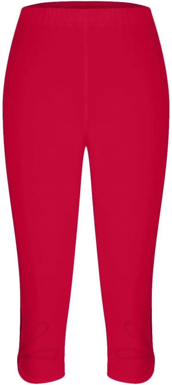 Capri Leggings for Women Summer Cropped High Waisted Knee Length Yoga Pants Comfy Stretchy Workout Compression Pants