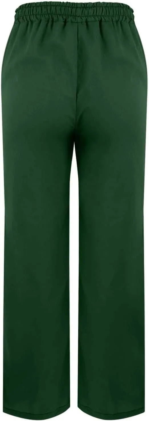 Capris Linen Pants for Women 2025 Summer High Waist Elastic Straight Leg Lounge Pant Lightweight Beach Trousers