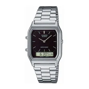 Casio Dress Stainless Steel Dual Time Watch AQ230A-1D
