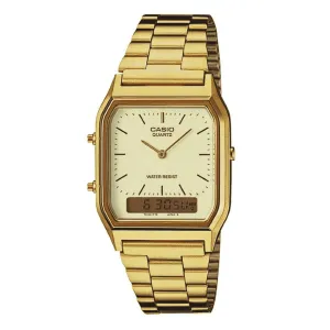 Casio Dress Watch Dual Time Gold AQ230GA-9DS