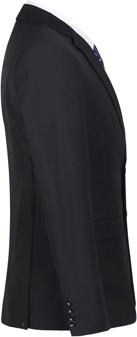 Cloudstyle Men's 2-Piece Suits Slim Fit 2 Button Dress Suit Jacket Blazer & Pants Set