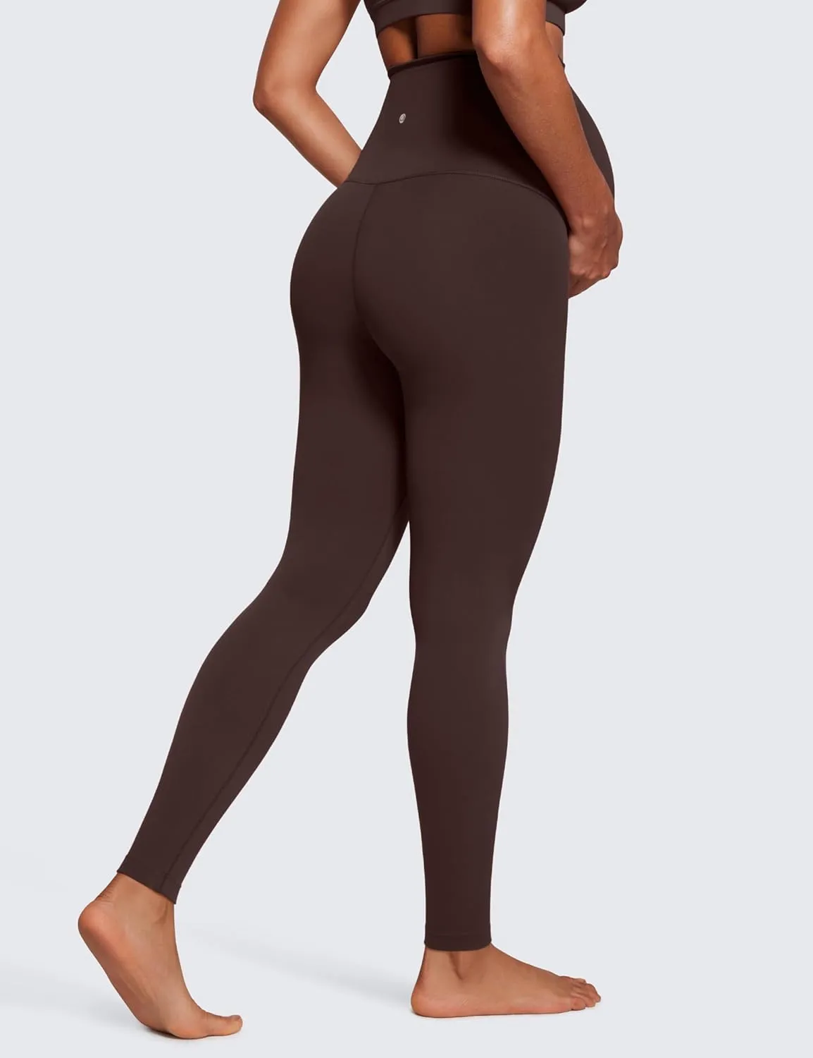 CRZ YOGA Butterluxe Extra Long Maternity Leggings for Tall Women 30'' Workout Yoga Lounge Pants Over The Belly Pregnancy Soft