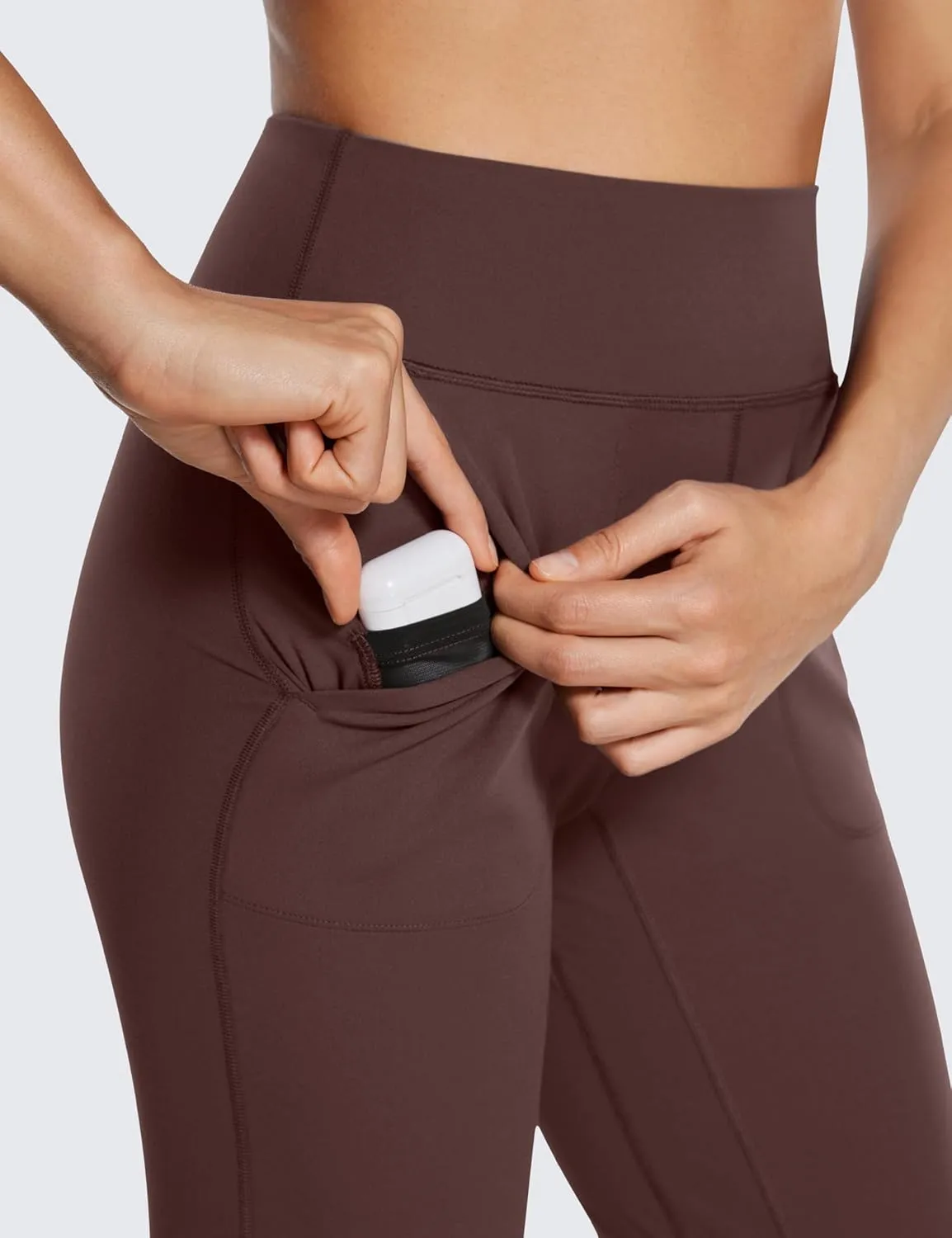 CRZ YOGA Butterluxe High Waisted Joggers for Women 27" - Buttery Soft Yoga Lounge Workout Leggings Pants with Pockets