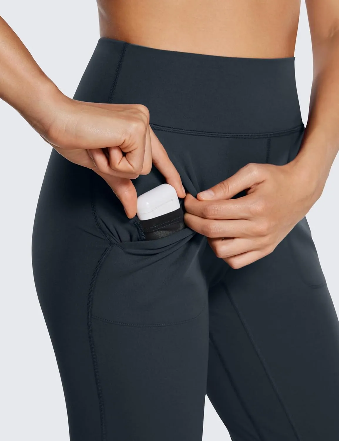 CRZ YOGA Butterluxe High Waisted Joggers for Women 27" - Buttery Soft Yoga Lounge Workout Leggings Pants with Pockets