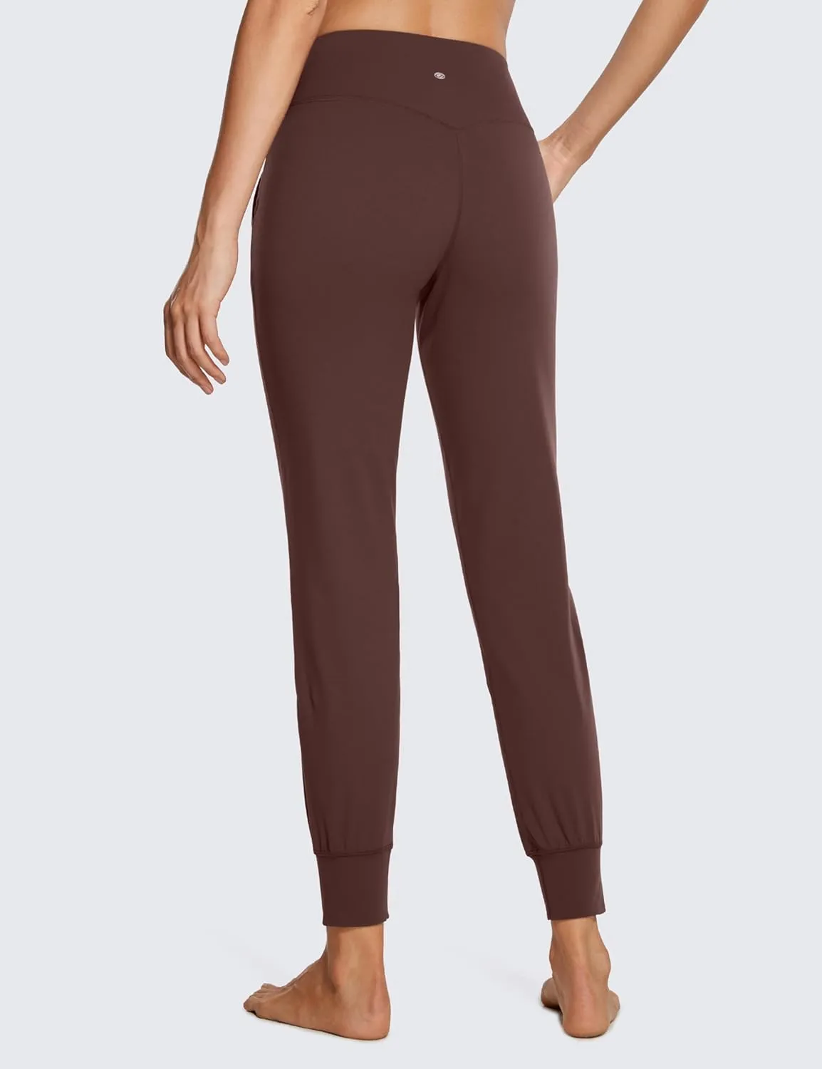 CRZ YOGA Butterluxe High Waisted Joggers for Women 27" - Buttery Soft Yoga Lounge Workout Leggings Pants with Pockets