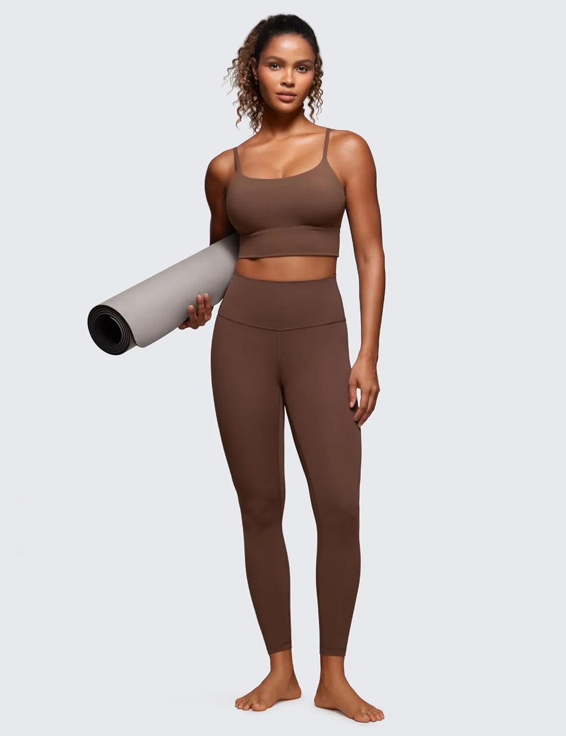 CRZ YOGA Butterluxe Womens Workout Leggings 26.5''- Full Length High Waisted Yoga Pants Buttery Soft Athletic Gym Lounge