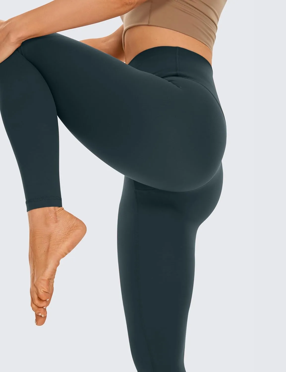 CRZ YOGA High Waisted Lounge Yoga Legging Workout Pants 28"