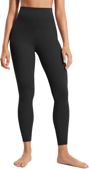 CRZ YOGA Super High Waisted Butterluxe Yoga Pants 25 Inches - Buttery Soft Workout Leggings for Women Over Belly