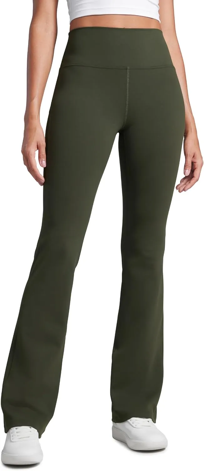 CRZ YOGA Women Butterbreeze High Waist Flare Pants 32'' - Casual Yoga Dress Bootcut Wide Leg
