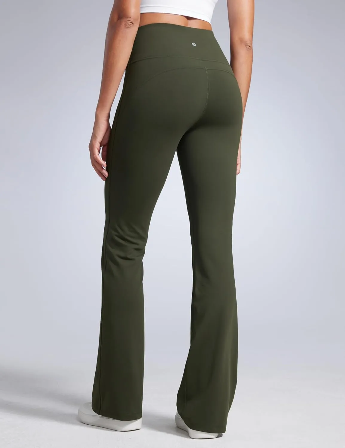 CRZ YOGA Women Butterbreeze High Waist Flare Pants 32'' - Casual Yoga Dress Bootcut Wide Leg