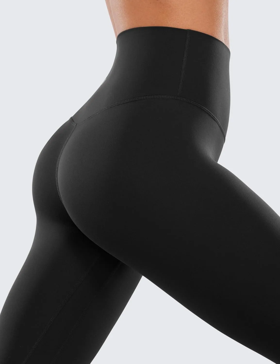 CRZ YOGA Womens Butterluxe High Waisted Yoga Leggings 28" - Double Seamed Buttery Soft Comfy Athletic Gym Workout Pants