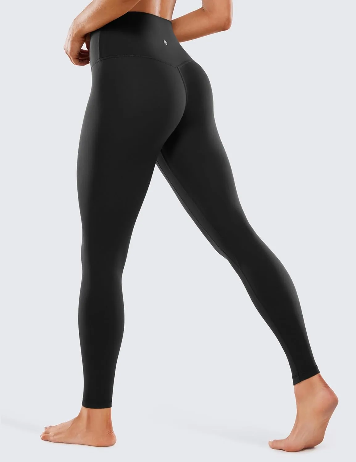CRZ YOGA Womens Butterluxe High Waisted Yoga Leggings 28" - Double Seamed Buttery Soft Comfy Athletic Gym Workout Pants