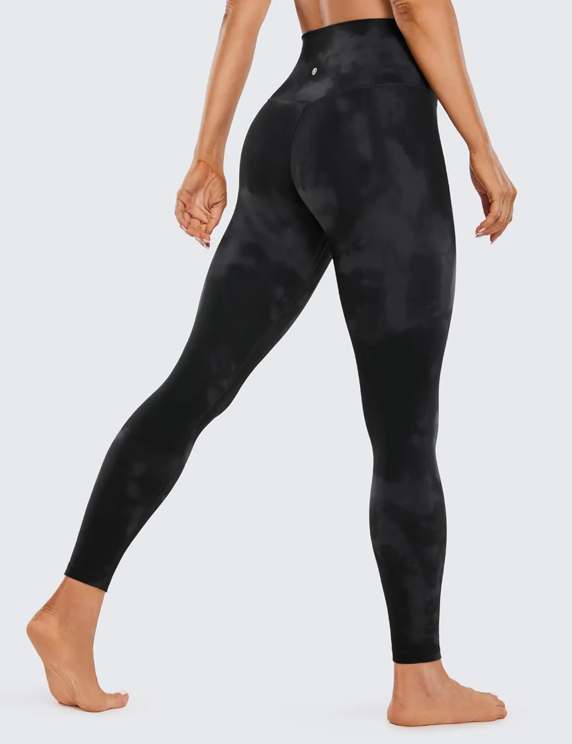 CRZ YOGA Womens Butterluxe High Waisted Yoga Leggings 28" - Double Seamed Buttery Soft Comfy Athletic Gym Workout Pants