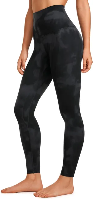 CRZ YOGA Women's Butterluxe Super High Waisted Workout Leggings 28 Inches -Over Belly Buttery Soft Full Length Yoga Pants