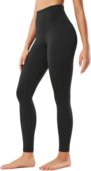 CRZ YOGA Women's Butterluxe Super High Waisted Workout Leggings 28 Inches -Over Belly Buttery Soft Full Length Yoga Pants