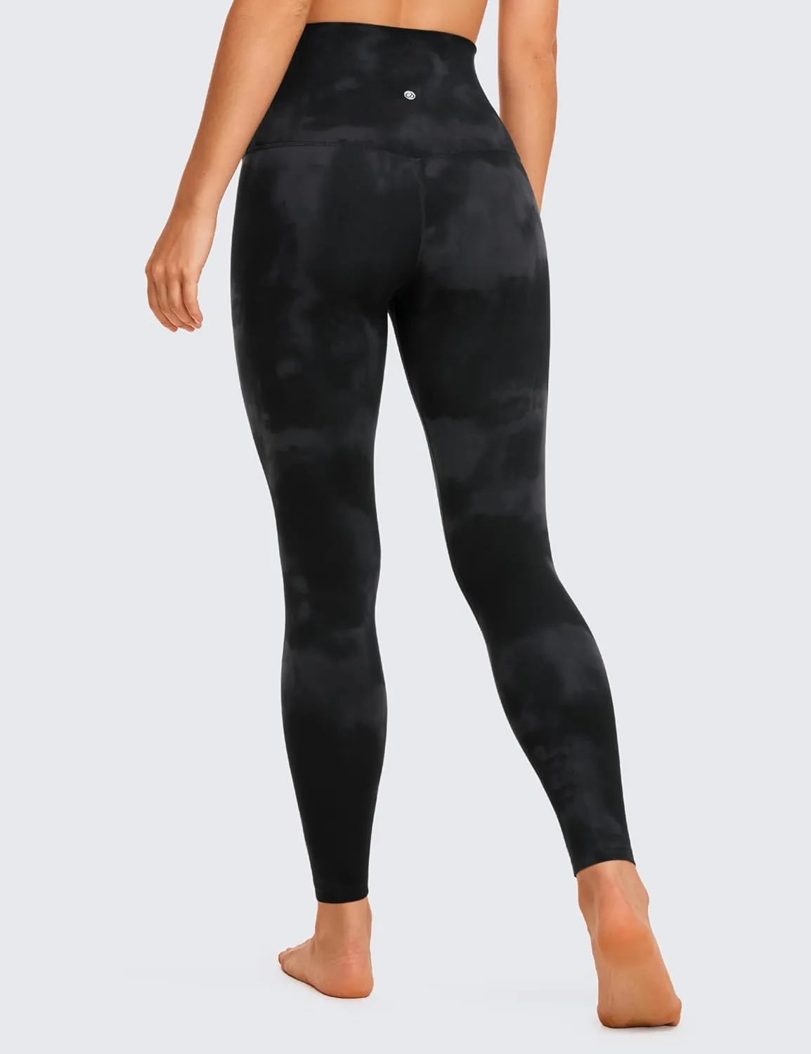 CRZ YOGA Women's Butterluxe Super High Waisted Workout Leggings 28 Inches -Over Belly Buttery Soft Full Length Yoga Pants