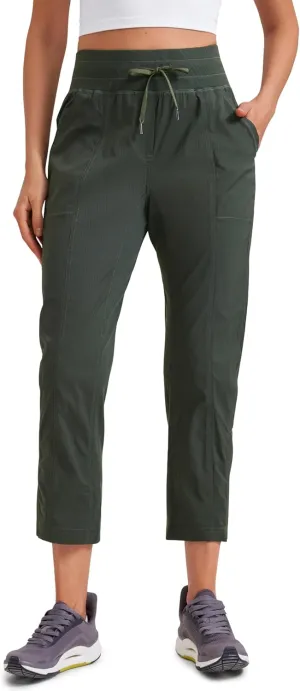 CRZ YOGA Womens Casual 7/8 Pants 25"- Lightweight Workout Outdoor Athletic Track Travel Lounge Joggers Pockets