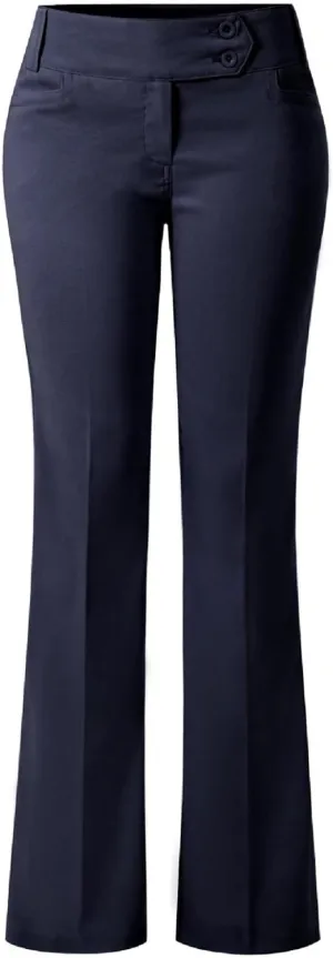 Design by Olivia Women's Ultra Stretch Comfy Millennium Bootcut Dress Pants Work Business Office Trousers