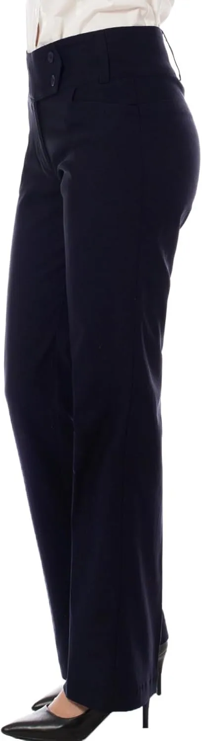Design by Olivia Women's Ultra Stretch Comfy Millennium Bootcut Dress Pants Work Business Office Trousers