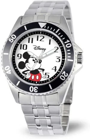 Disney Adult Barrel Analog Quartz Diamond Accent Bracelet Watch