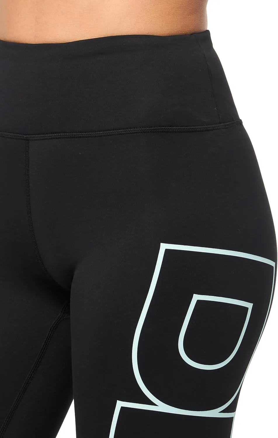 DKNY Women's Exploded Logo High Waist Balance Compression Legging