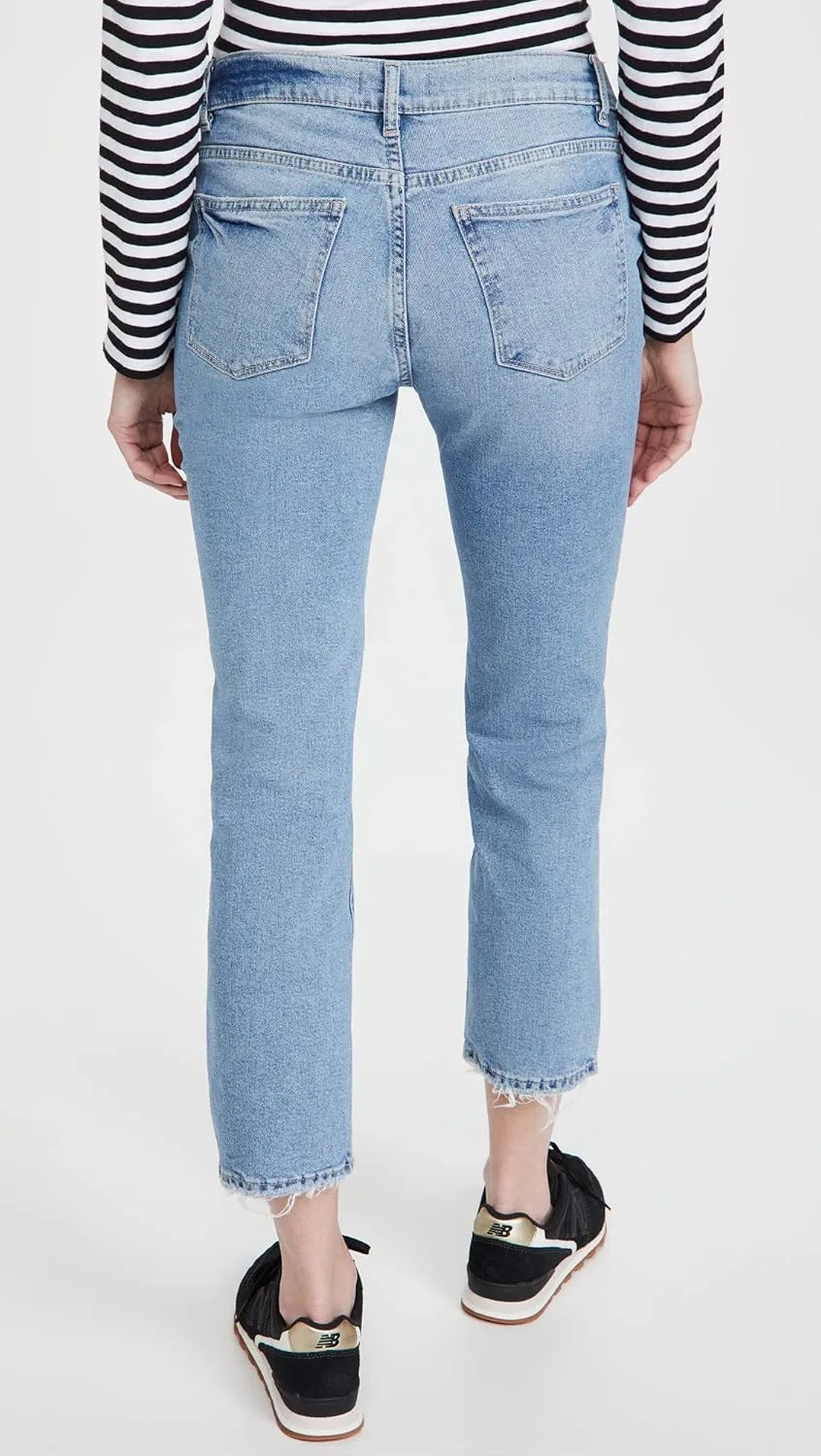 DL1961 Women's Patti Straight Maternity Ankle Jeans