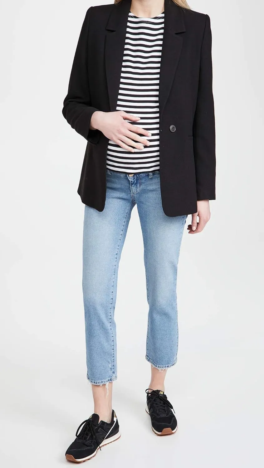 DL1961 Women's Patti Straight Maternity Ankle Jeans