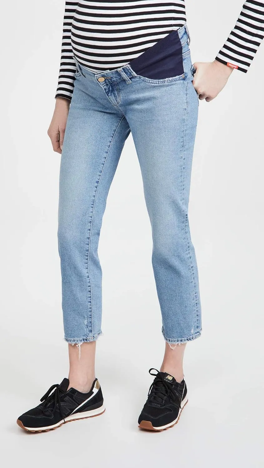 DL1961 Women's Patti Straight Maternity Ankle Jeans
