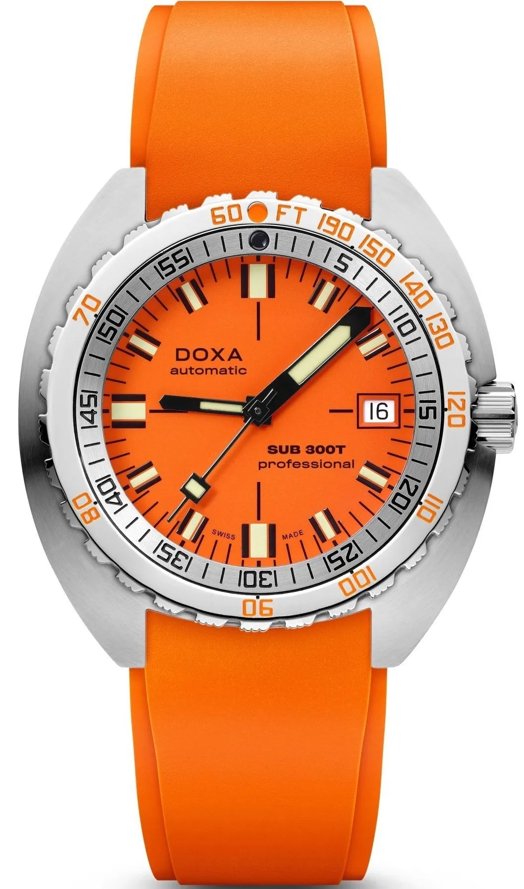 DOX Watch SUB 3T ProFSsional Rubber