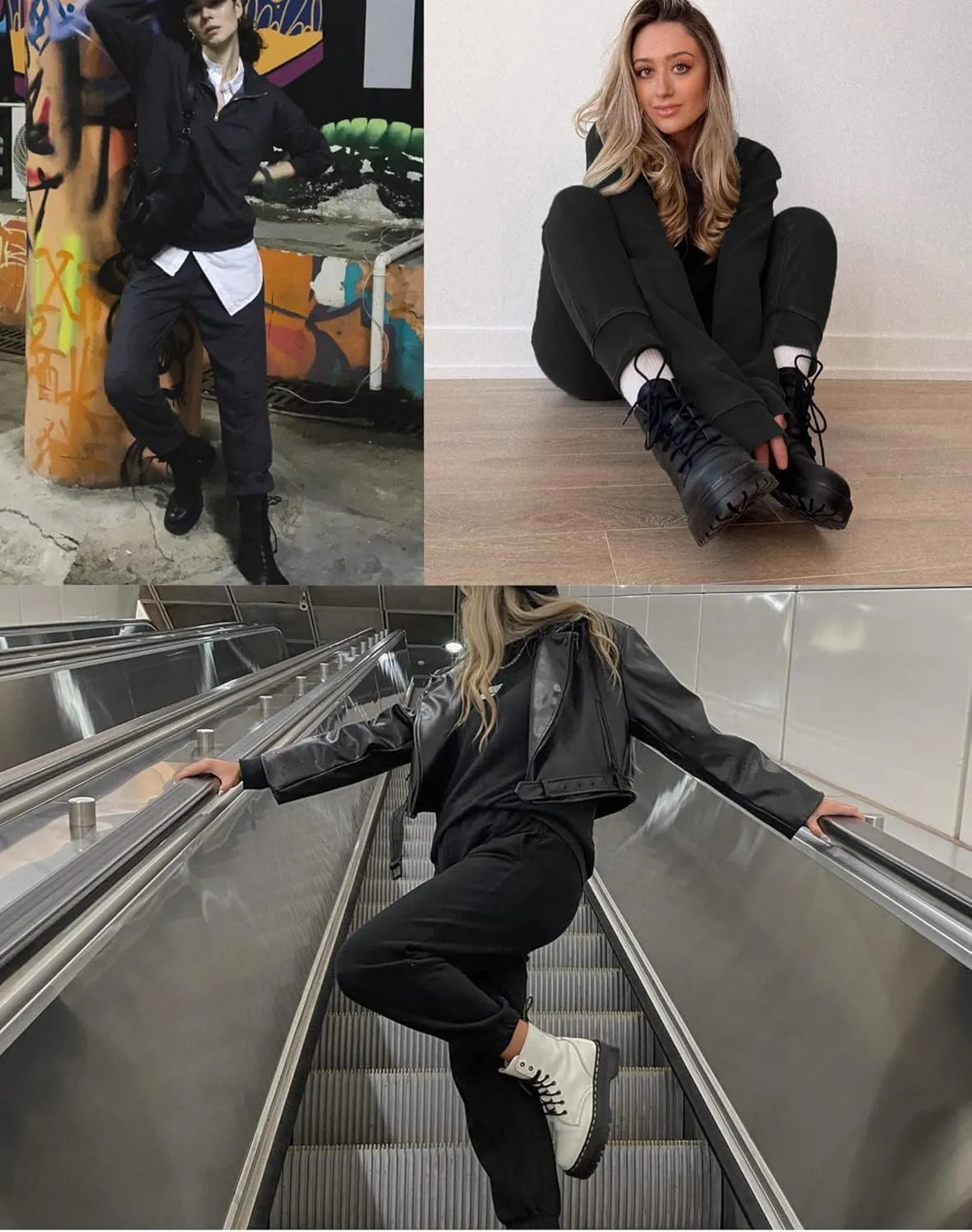 ELESOL Sweatsuits for Women Tracksuit Quarter 1/4 Zip Track Suits Set 2 Piece Outfits Casual Jogger Set