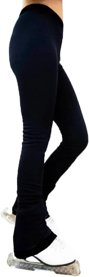 Figure Skating Practice Pants  Polar Fleece Thermal Black  Blue  Purple UGSP2 ice Skating Pants for Girls Women
