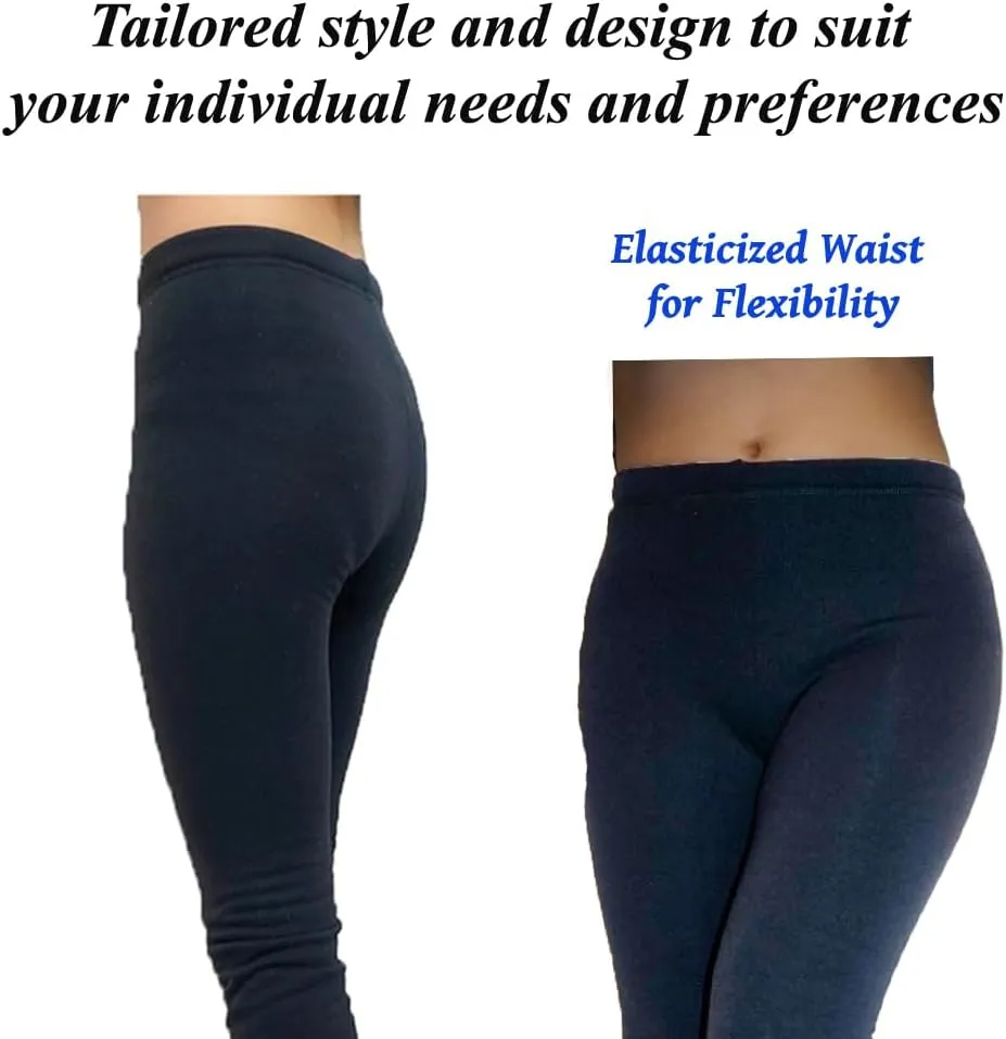 Figure Skating Practice Pants  Polar Fleece Thermal Black  Blue  Purple UGSP2 ice Skating Pants for Girls Women