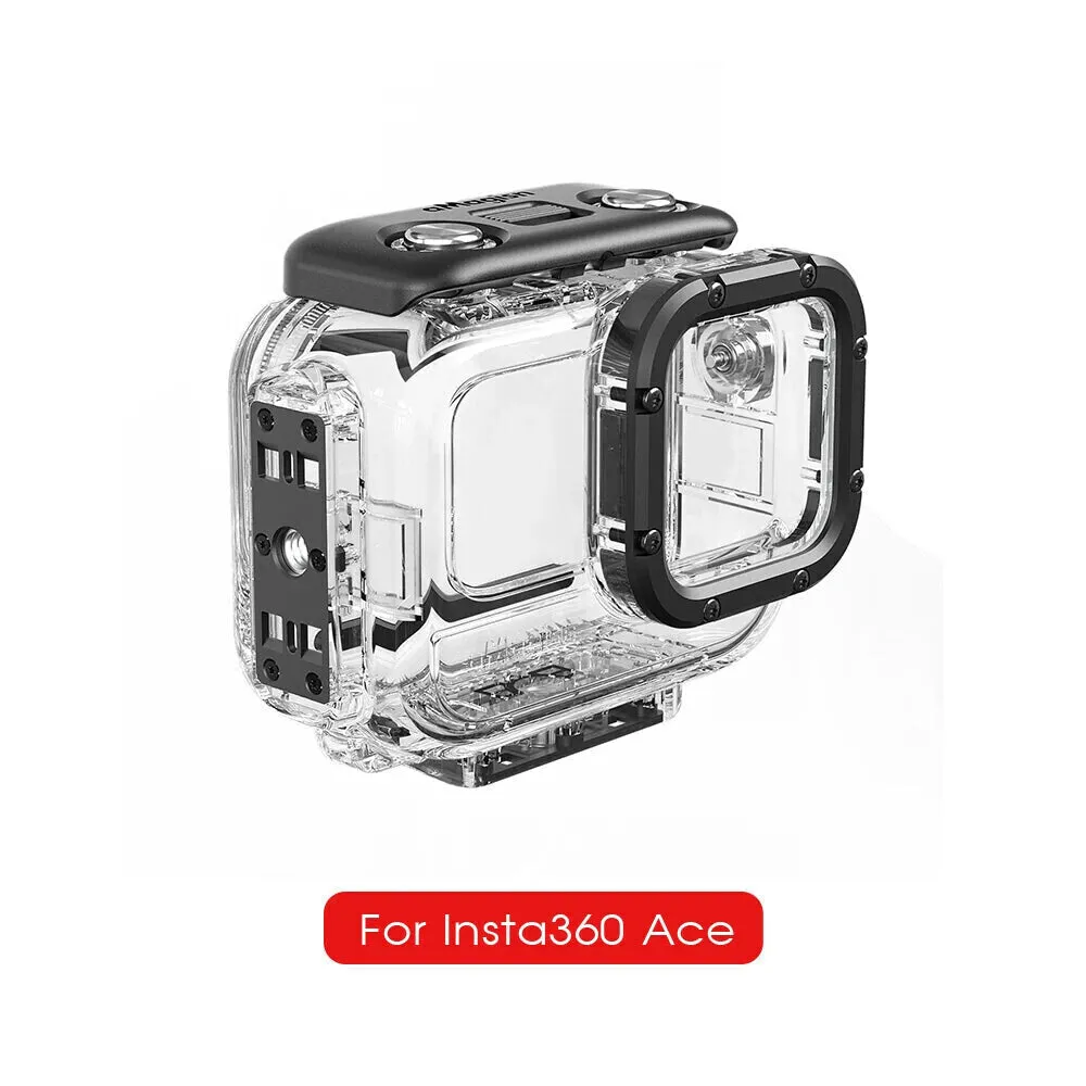 For Insta360 Ace/ace Pro 60m Waterproof Housing Dive Protective Case Shell