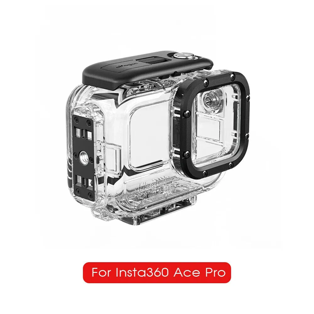 For Insta360 Ace/ace Pro 60m Waterproof Housing Dive Protective Case Shell