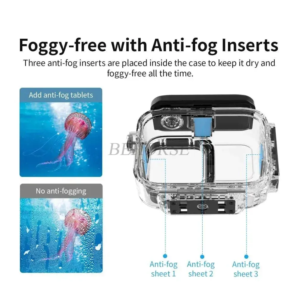 For Insta360 Ace/ace Pro 60m Waterproof Housing Dive Protective Case Shell