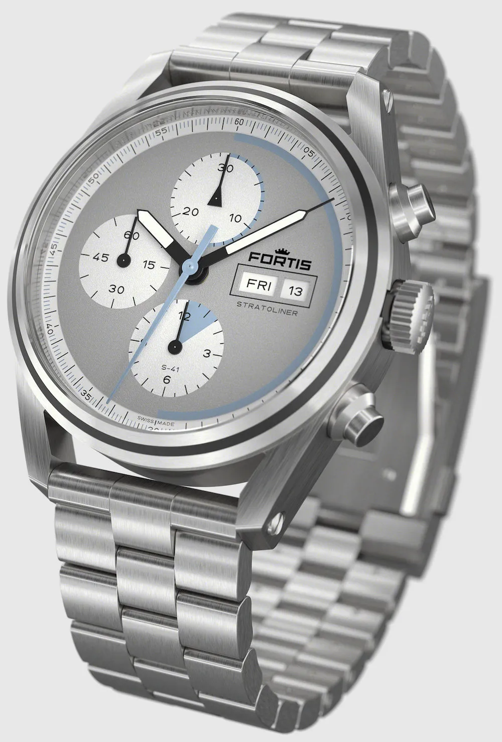 FOR Watch Stratoliner Cool Grey Bracelet