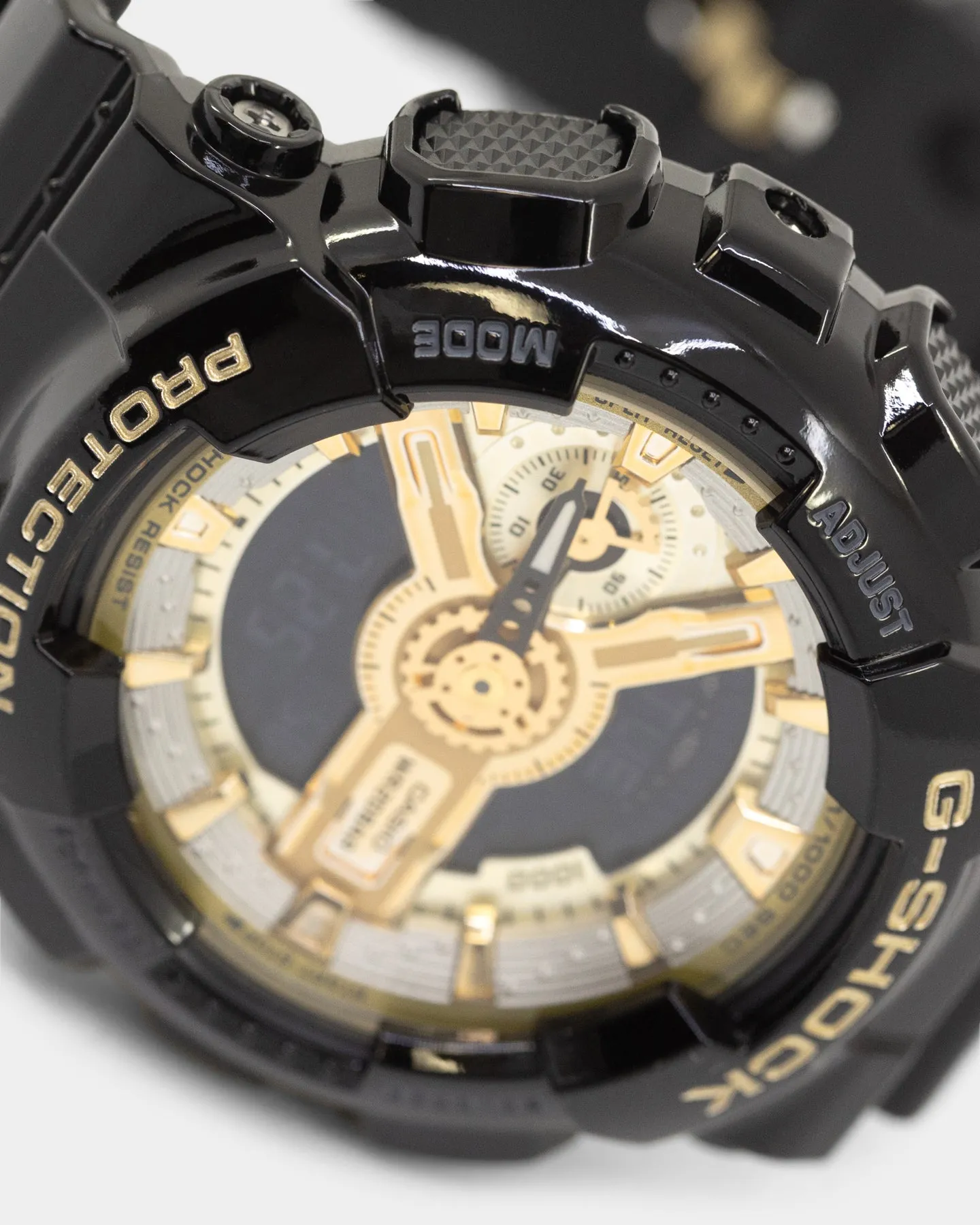 G SHOCK Women's GMAS110GB-1A Black/Gold