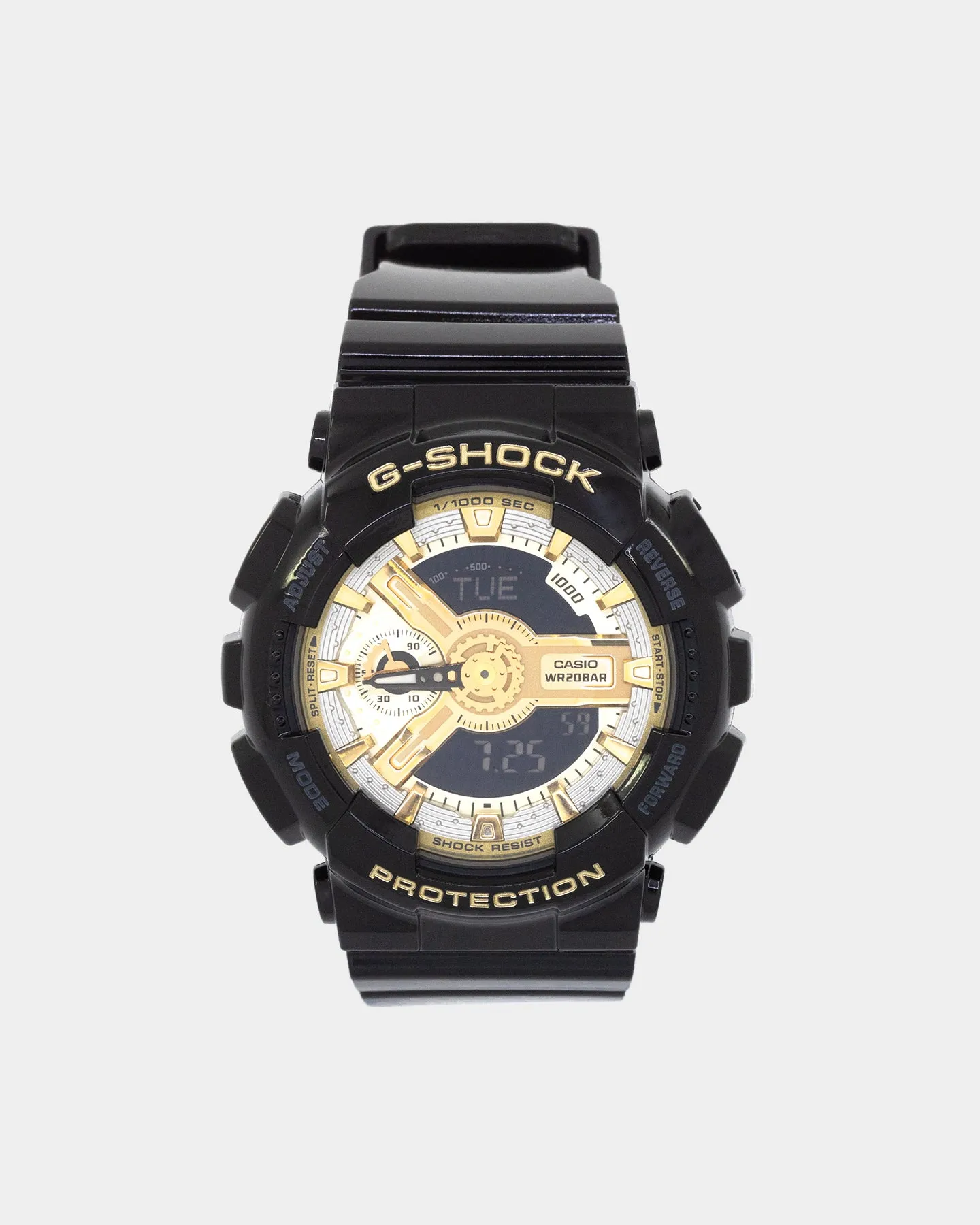 G SHOCK Women's GMAS110GB-1A Black/Gold