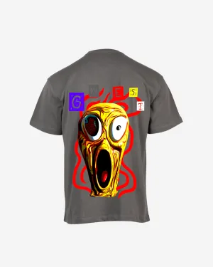 G West Oversized Yellow Face Life Style Tee Mens