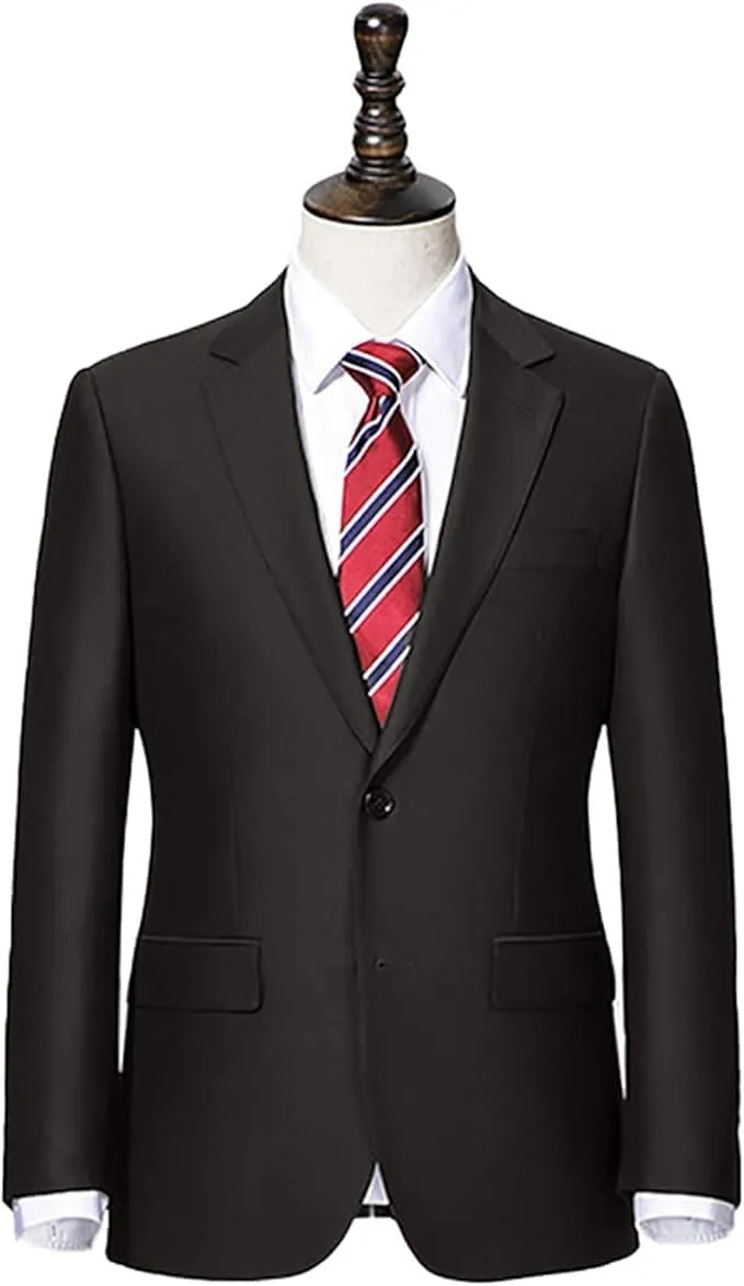 GATMSTZ Mens Suits Big and Tall 2 Pieces Blazer Pants Set Classic Fit